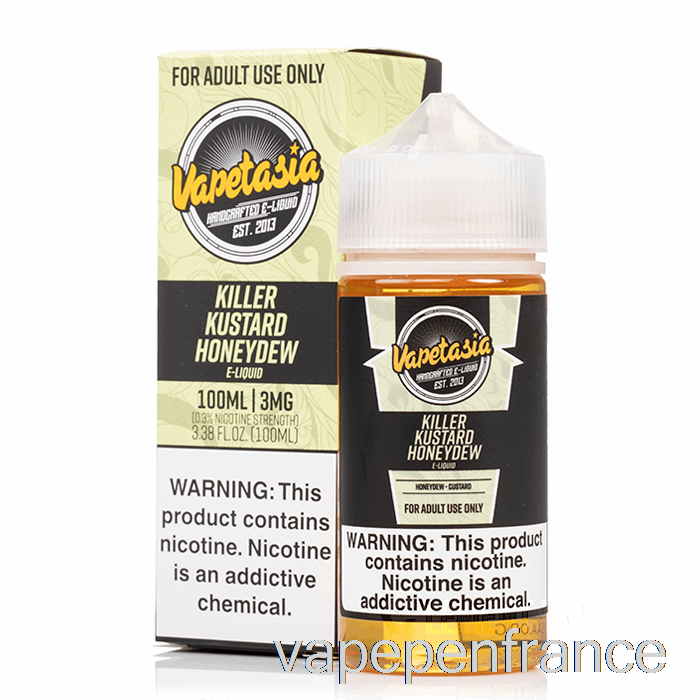 Miellat Tueur De Kustard - Vapetasia - 100 Ml 6 Mg Stylo Vape